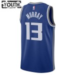 Maillot NBA Sacramento Kings Keegan Murray Nike 2023-24 City Edition Bleu Swingman - Enfant